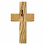 10 inch Personalized First Communion Boy Maple Wood  and Brass Wall Cross