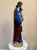 St. Joseph with Baby Jesus 24"H. Indoor/Outdoor