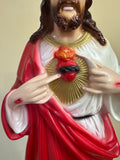 Sacred Hart of Jesus, Indoor/Outdoor Statue. 24"H