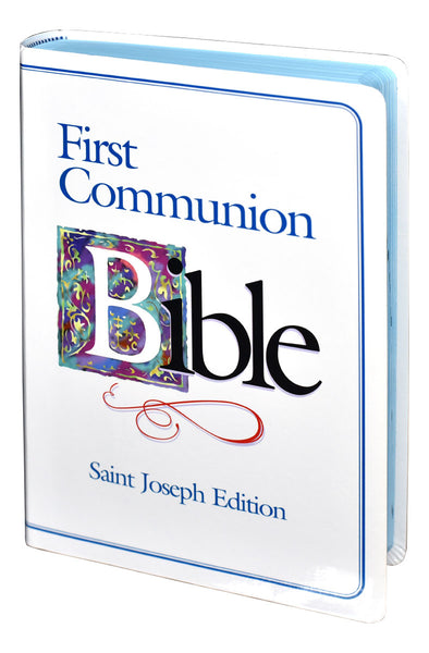 St. Joseph First Communion Bible- Boy - St. Mary's Gift Store