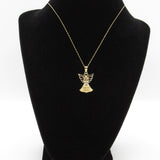 Sports Mom Angel Yellow Gold Pendant - 14KT - St. Mary's Gift Store