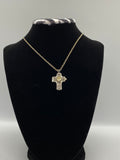 Communion Prayer Cross Shaped Locket with Message Scroll - St. Mary's Gift Store