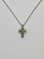 Healing Prayer Cross Shaped Locket with Message Scroll - St. Mary's Gift Store